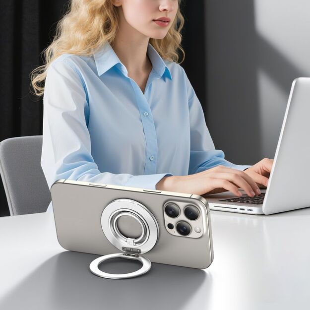 Tech-Protect MMR600 Magsafe Phone Ring Holder - Silver 2