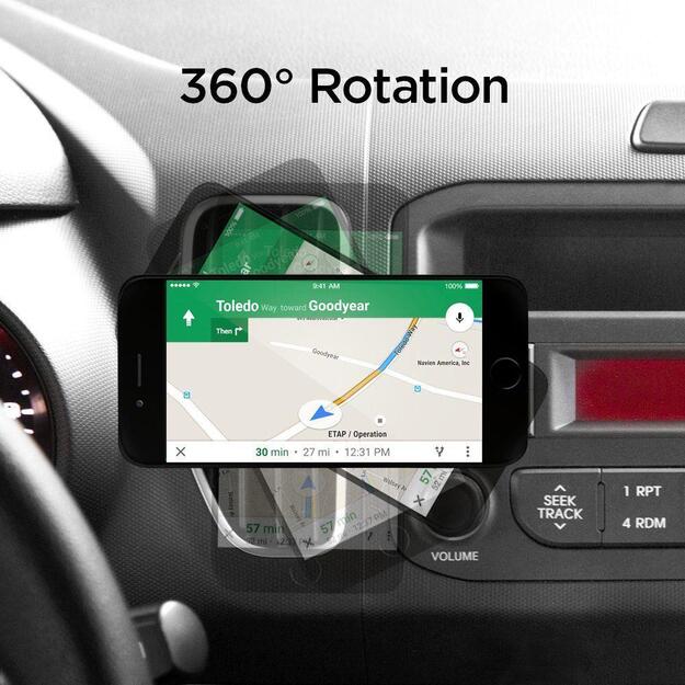 Spigen QS11 Magnetic Car Air Vent Phone Holder - Black 7