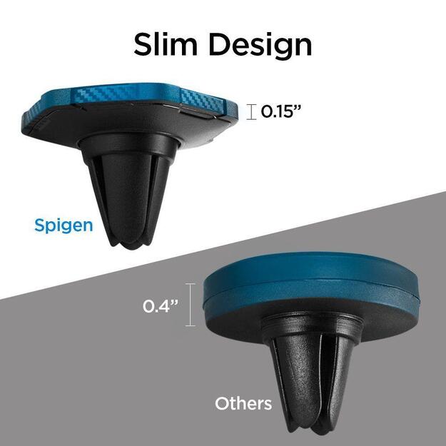 Spigen QS11 Magnetic Car Air Vent Phone Holder - Black 4