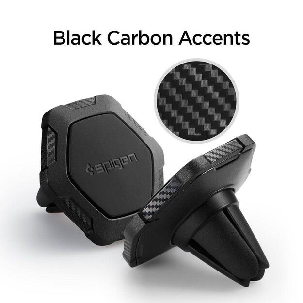 Spigen QS11 Magnetic Car Air Vent Phone Holder - Black 6