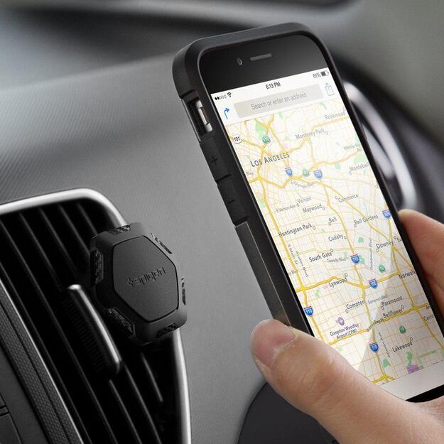 Spigen QS11 Magnetic Car Air Vent Phone Holder - Black 1