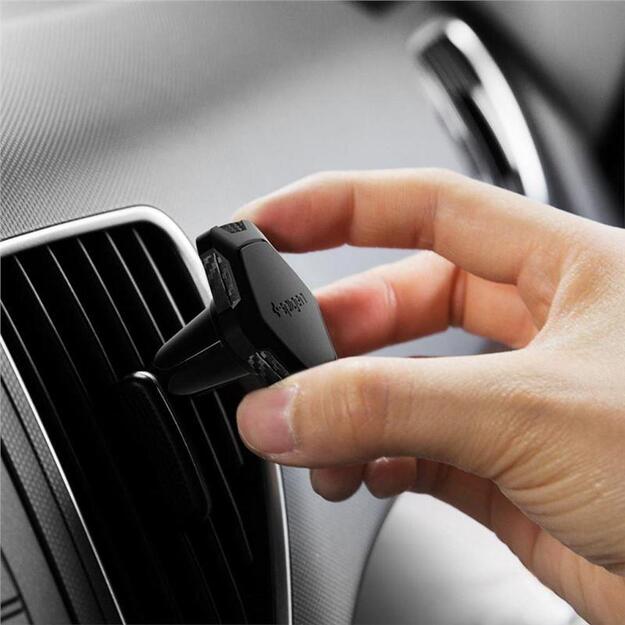 Spigen QS11 Magnetic Car Air Vent Phone Holder - Black 12