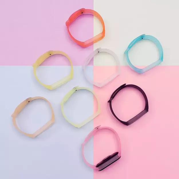 Silicone strap for Xiaomi Mi Band 5 / 6 wristband strap - gold 2