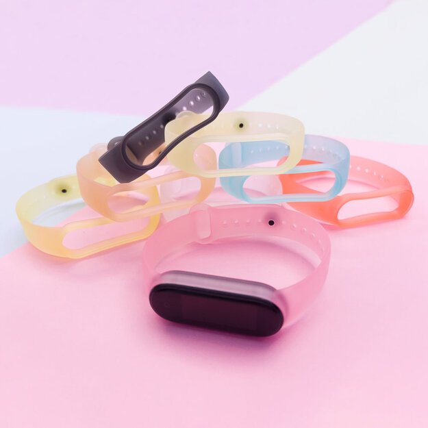 Silicone strap for Xiaomi Mi Band 5 / 6 wristband strap - gold 9