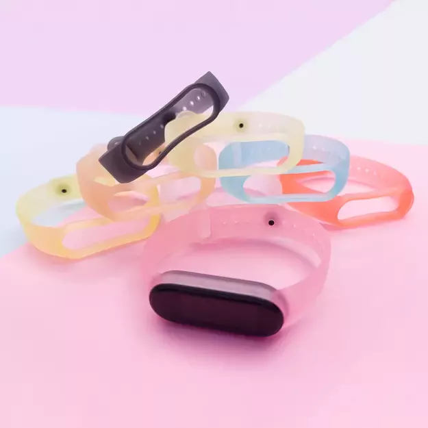 Silicone strap for Xiaomi Mi Band 5 / 6 wristband strap - gold 4