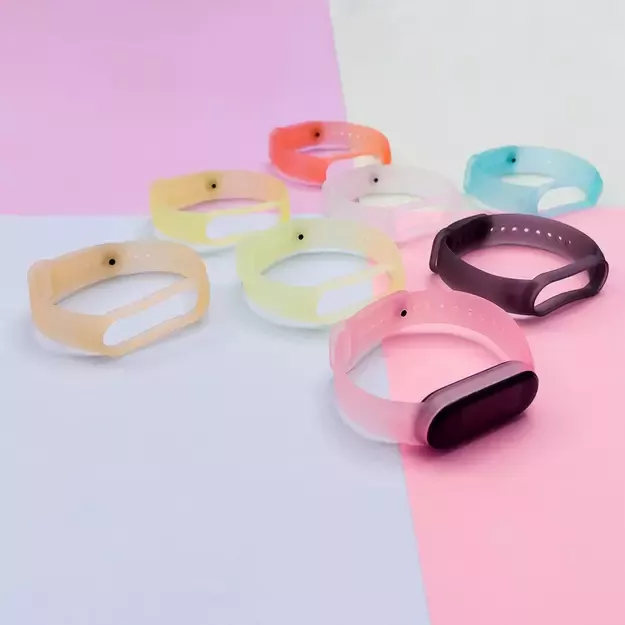 Silicone strap for Xiaomi Mi Band 5 / 6 wristband strap - gold 1