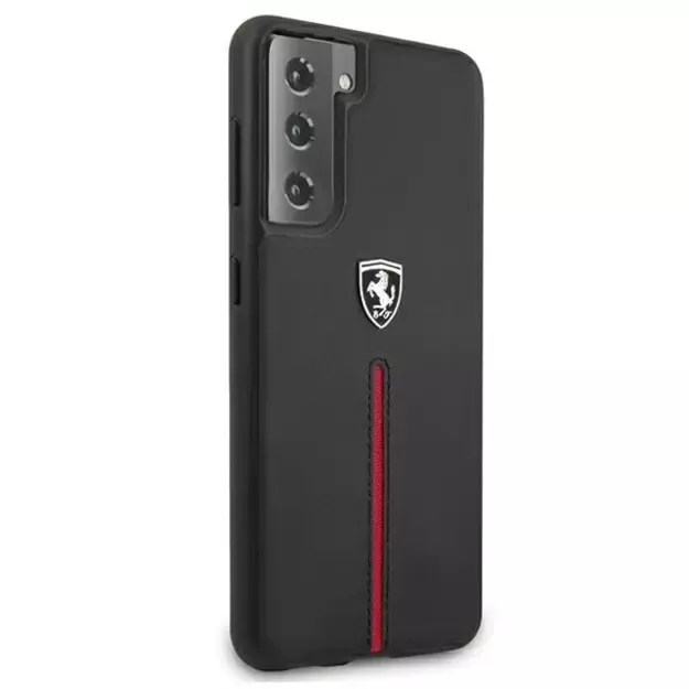 Ferrari FEOSIHCS21SBK S21 G991 black/black hardcase Off Track Leather Nylon Stripe 3
