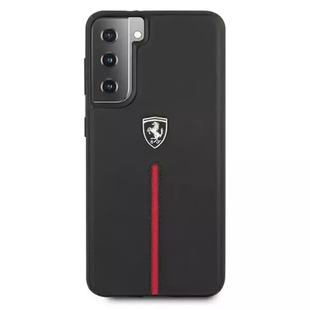 Ferrari FEOSIHCS21SBK S21 G991 black/black hardcase Off Track Leather Nylon Stripe 2