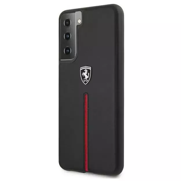 Ferrari FEOSIHCS21SBK S21 G991 black/black hardcase Off Track Leather Nylon Stripe 1