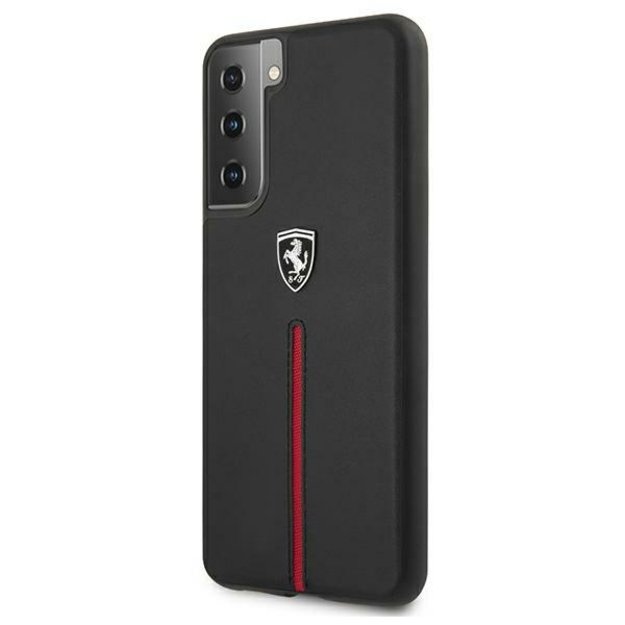 Ferrari FEOSIHCS21SBK S21 G991 black/black hardcase Off Track Leather Nylon Stripe 1