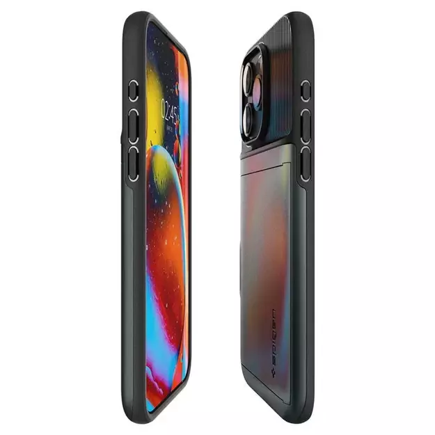 Spigen Slim Armor CS Case for iPhone 15 Pro Max - Dark Green 16