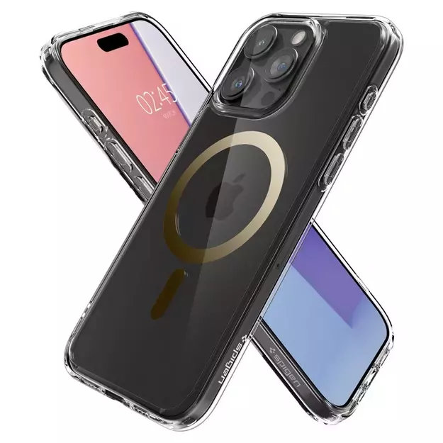 Spigen Ultra Hybrid Mag Case with MagSafe for iPhone 15 Pro - Gold 21