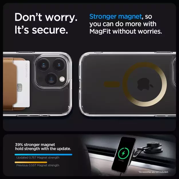 Spigen Ultra Hybrid Mag Case with MagSafe for iPhone 15 Pro - Gold 26