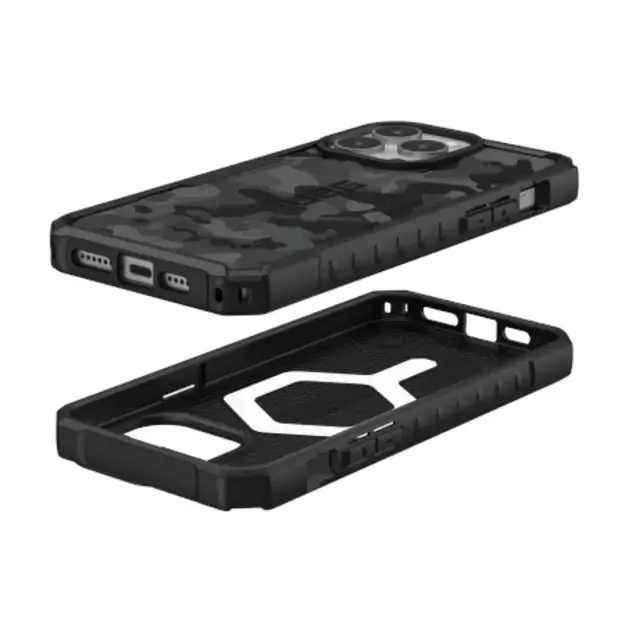 UAG Pathfinder MagSafe case for iPhone 15 Pro Max - black camouflage 2