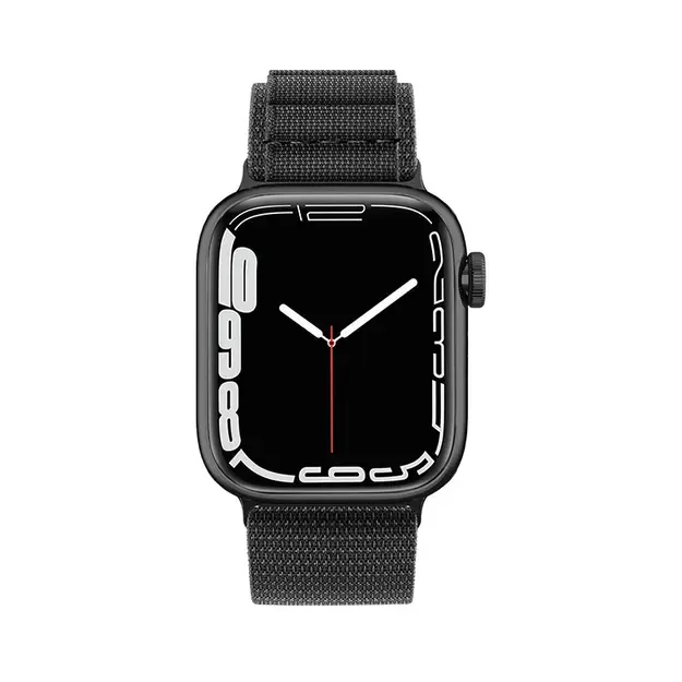 Alpine Steel Buckle Strap for Apple Watch 42 / 44 / 45 / 49 mm - Black 1