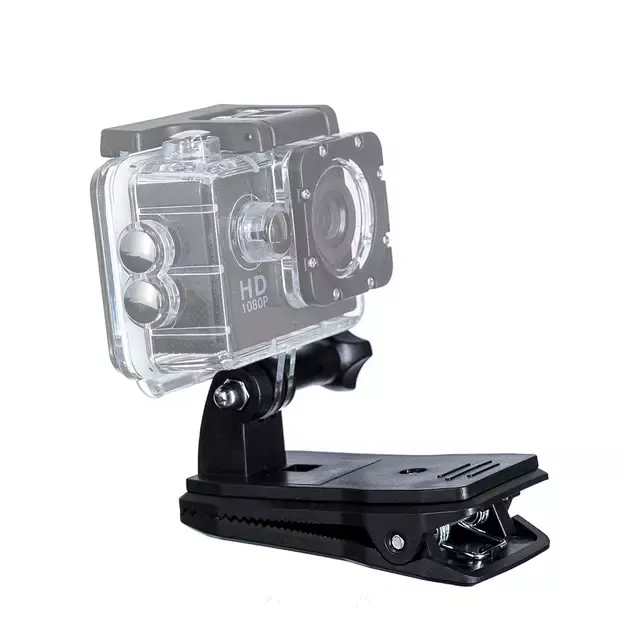 Holder with clip for mounting for GoPro 4