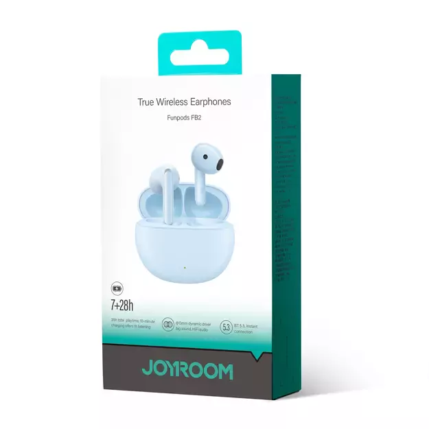 Joyroom Funpods wireless in-ear headphones (JR-FB2) - blue 4