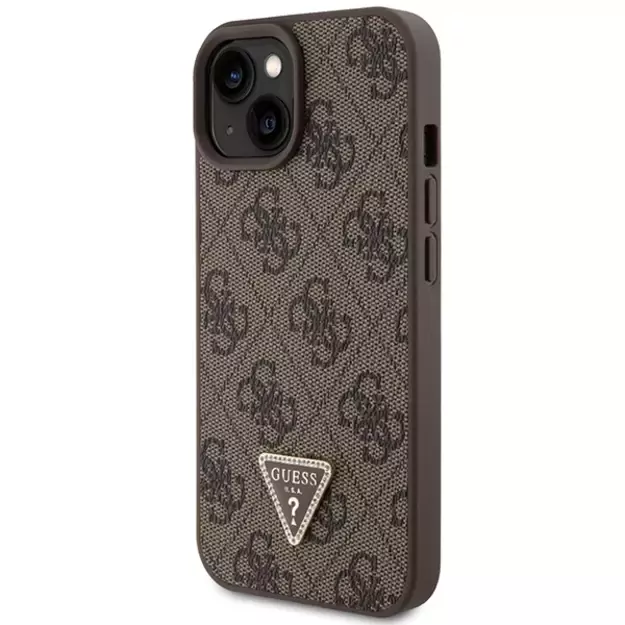 Guess GUHCP15SP4TDSCPW iPhone 15 6.1&quot  brown/brown hardcase Crossbody 4G Metal Logo 2