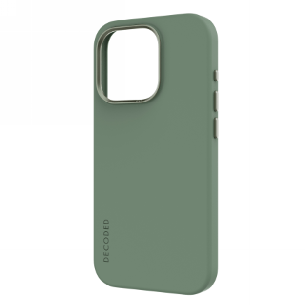 Decoded Silicone Case with MagSafe for iPhone 15 Pro Max - green 1