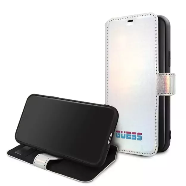 Guess GUFLBKN58BLD iPhone 11 Pro silver/silver book Iridescent 6