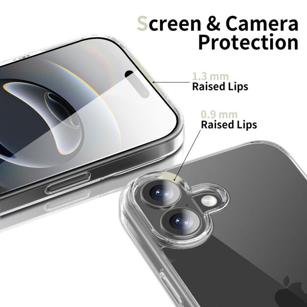 Tech-Protect FlexAir Hybrid Case for iPhone 17 - Clear 2