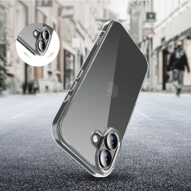 Tech-Protect FlexAir Hybrid Case for iPhone 17 - Clear 3
