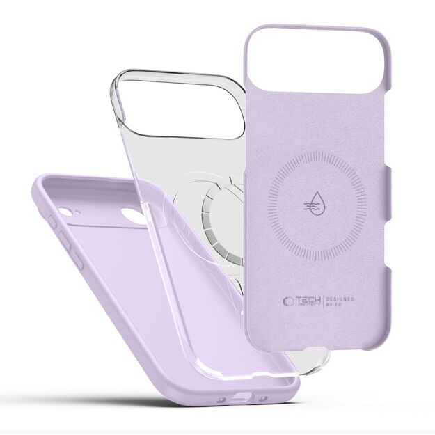 Tech-Protect Silicone MagSafe Case for iPhone 17 Air - Purple 6