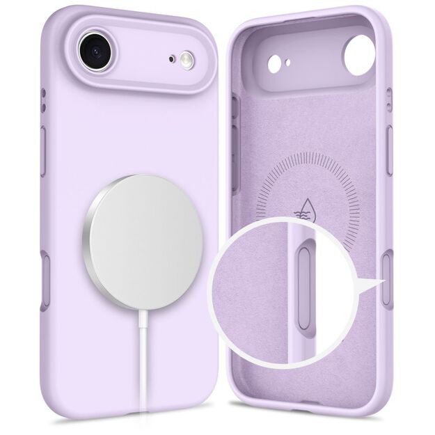 Tech-Protect Silicone MagSafe Case for iPhone 17 Air - Purple 3
