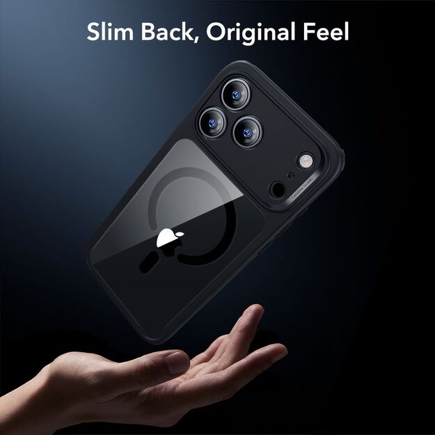 ESR Classic Hybrid MagSafe + Tempered Glass Set for iPhone 17 Pro - Clear Black 5