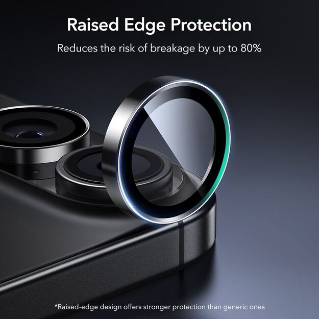 ESR Armorite Camera Cover for iPhone 16 / 16 Plus / 17 - Black 2