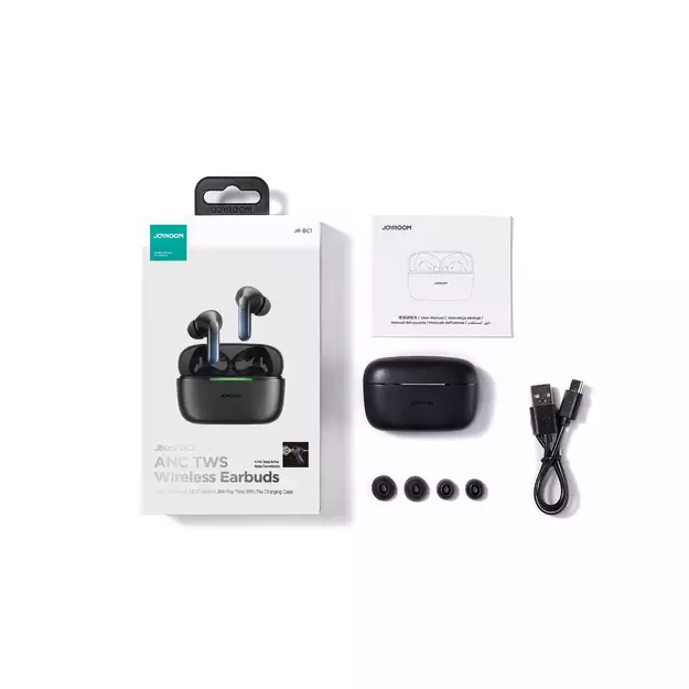 Joyroom Jbuds (JR-BC1) ANC wireless in-ear headphones - black 14