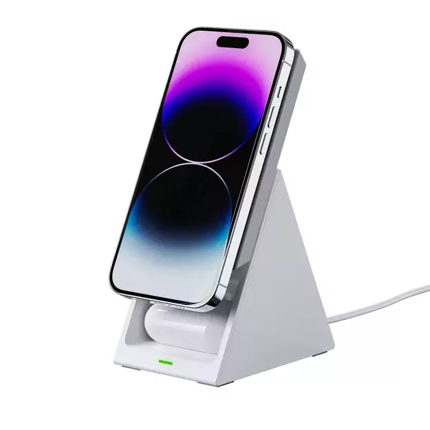 Choetech T600 15W 3in1 Inductive Charging Station - White 12