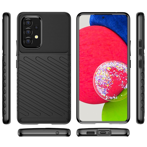 Thunder Case flexible armored cover for Samsung Galaxy A53 5G black 14