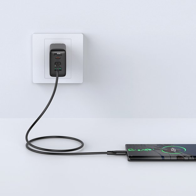 Acefast C3-03 USB-C - USB-C PD QC cable 60W 3A 480Mb/s 1.2m - white 15