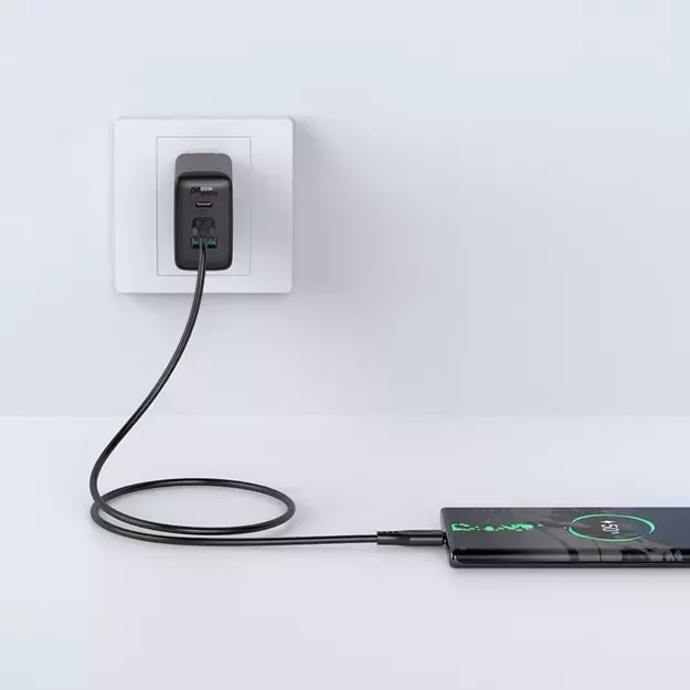 Acefast C3-03 USB-C - USB-C PD QC cable 60W 3A 480Mb/s 1.2m - white 3