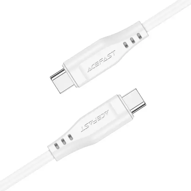 Acefast C3-03 USB-C - USB-C PD QC cable 60W 3A 480Mb/s 1.2m - white 1