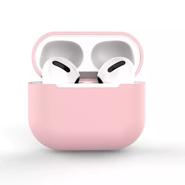 Case for AirPods 2 / AirPods 1 Silicone Soft Earphone Cover Pink (Case C)