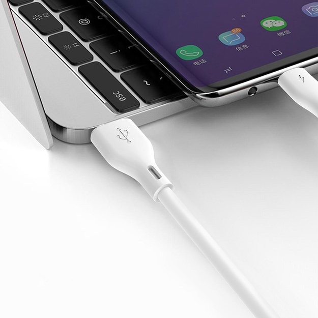 Dudao L2L USB-A / Lightning 3A Cable 2m - White 2