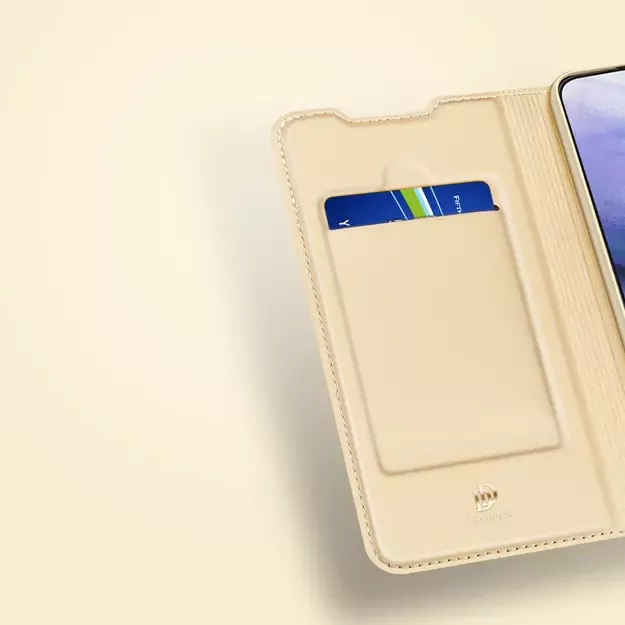 Dux Ducis Skin Pro Holster Cover Flip Cover for Samsung Galaxy S22 + (S22 Plus) gold 16