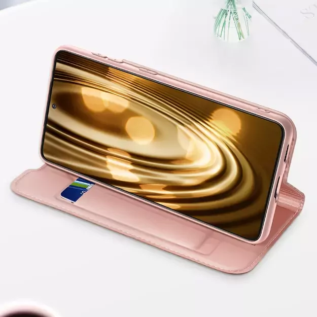 Dux Ducis Skin Pro Holster Cover Flip Cover for Samsung Galaxy S22 + (S22 Plus) gold 18