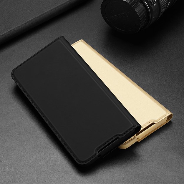 Dux Ducis Skin Pro Holster Cover Flip Cover for Samsung Galaxy S22 + (S22 Plus) gold 41