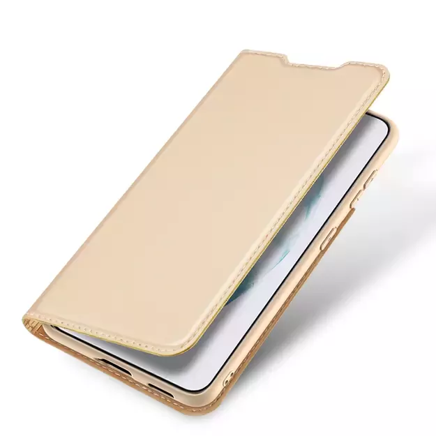 Dux Ducis Skin Pro Holster Cover Flip Cover for Samsung Galaxy S22 + (S22 Plus) gold 4