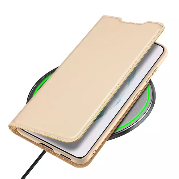 Dux Ducis Skin Pro Holster Cover Flip Cover for Samsung Galaxy S22 + (S22 Plus) gold 7