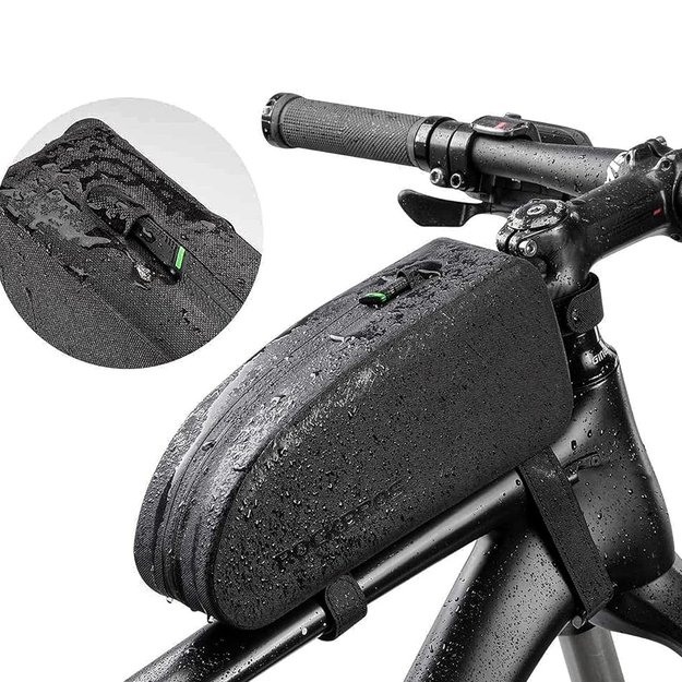 Rockbros AS-019 bicycle frame bag waterproof 1.5 l - black 5