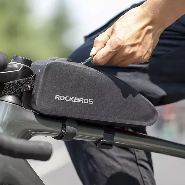 Rockbros AS-019 bicycle frame bag waterproof 1.5 l - black 13
