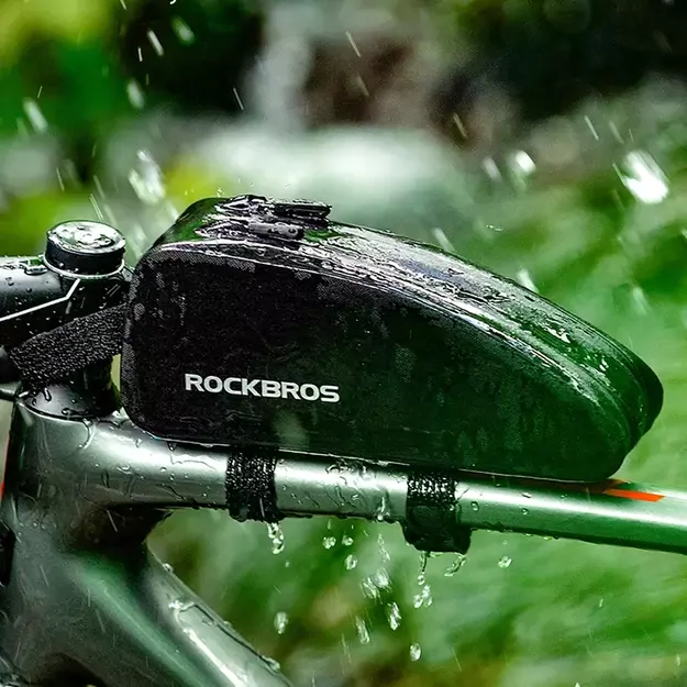 Rockbros AS-019 bicycle frame bag waterproof 1.5 l - black 14