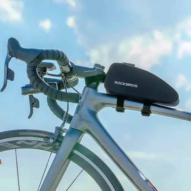 Rockbros AS-019 bicycle frame bag waterproof 1.5 l - black 10