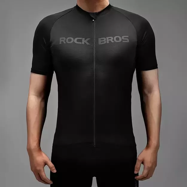 Rockbros 15120002006 short sleeve cycling jersey XXXL - black 9