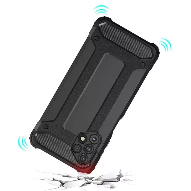 Hybrid Armor Case Tough Rugged Cover for Samsung Galaxy A73 blue 9