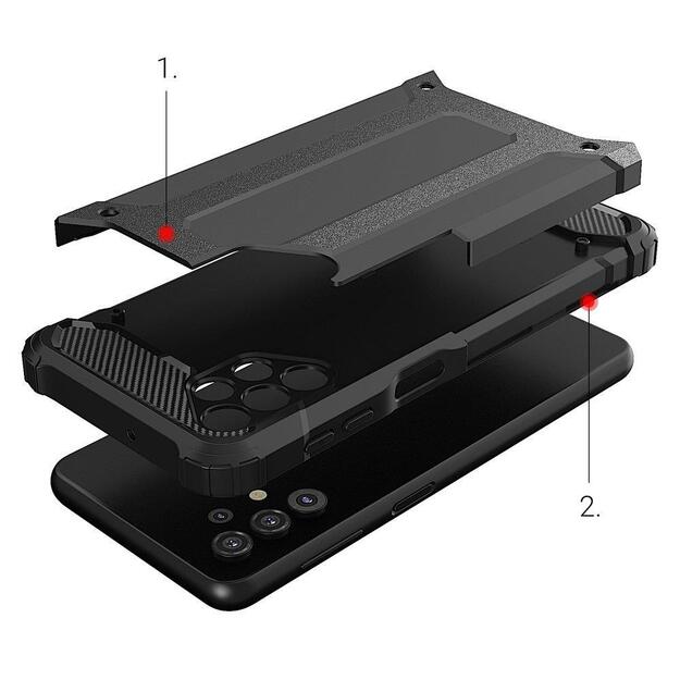 Hybrid Armor Case Tough Rugged Cover for Samsung Galaxy A73 blue 14
